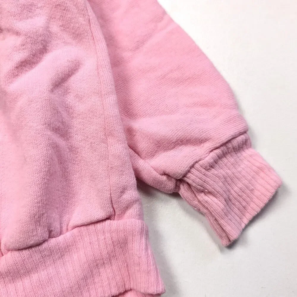 Vintage Chic Pea Sweatshirt Girls Size 18m Pink Panda